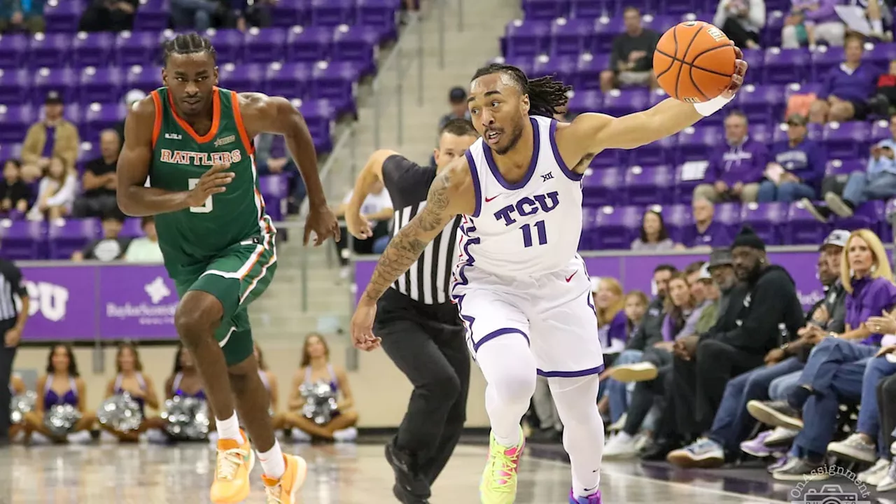 Men's Basketball: TCU Dominant in 105-59 Win Over Florida A&M