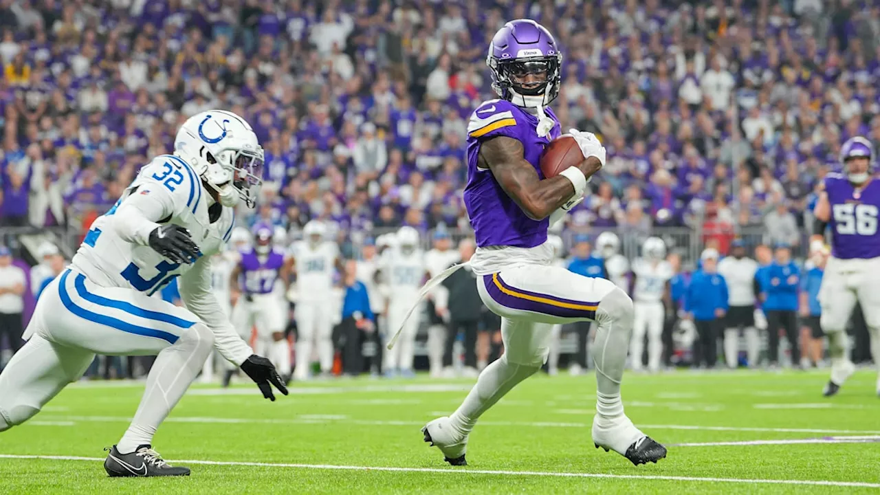 Minnesota Vikings' Kevin O'Connell Calls Jordan Addison Touchdown 'Catch of the Year'