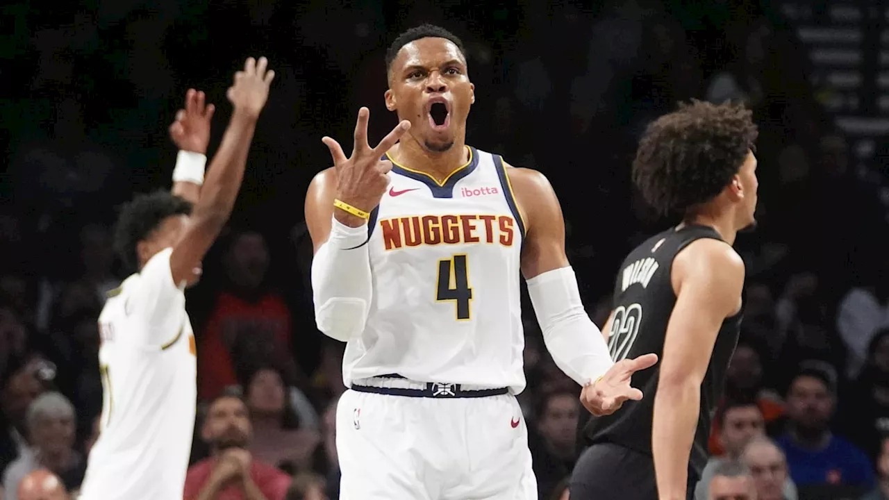 Russell Westbrook Makes NBA History in Denver Nuggets vs. Toronto Raptors