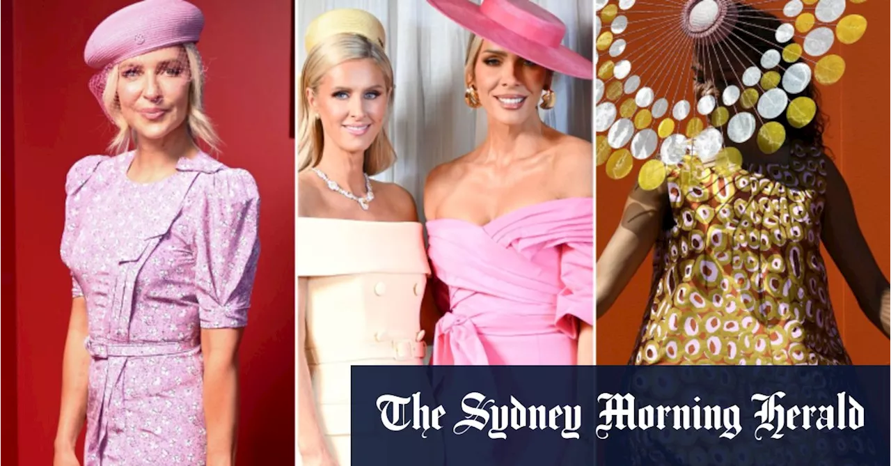 The Melbourne Cup best dressed: Out of the red and into the pink