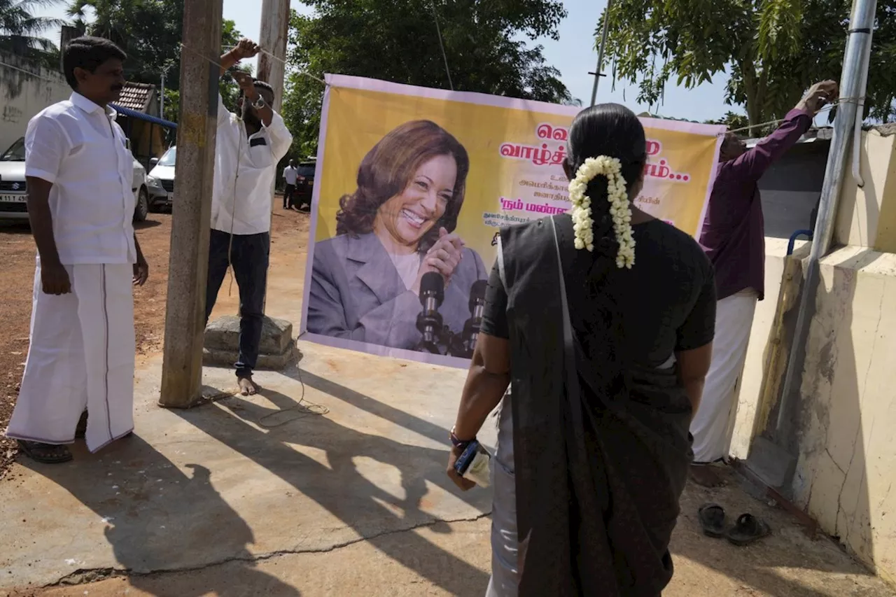 A tiny village in India where Kamala Harris has ancestral roots is praying for her victory