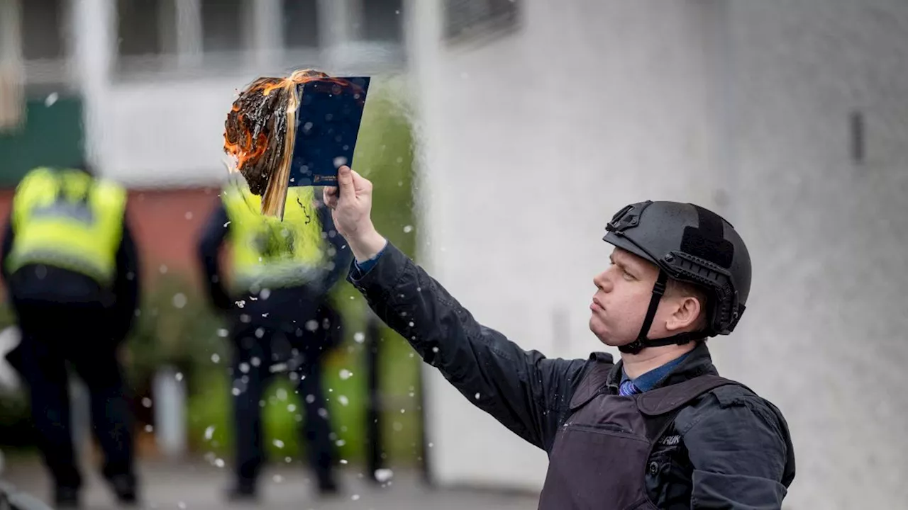 Koranverbrennung: Rechtsextremist in Schweden zu Haftstrafe verurteilt