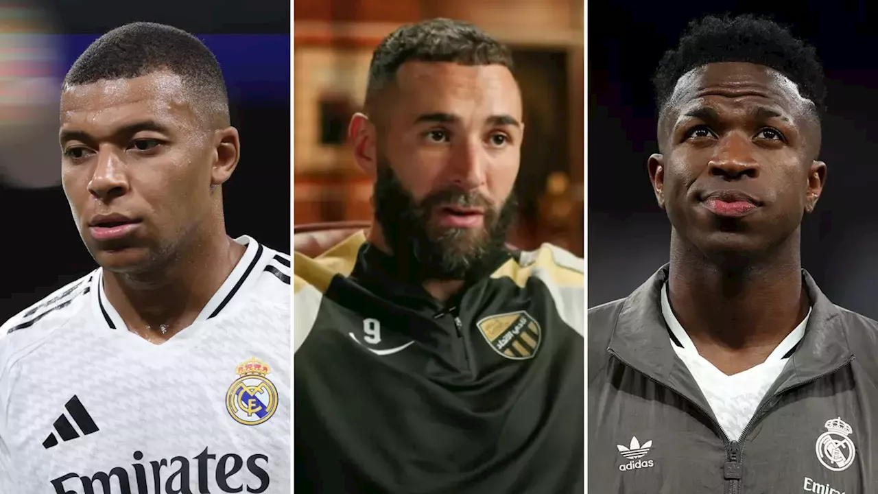 Karim Benzema didn't hesitate choosing between Kylian Mbappe and Vinicius Jr as Real Madrid's best player