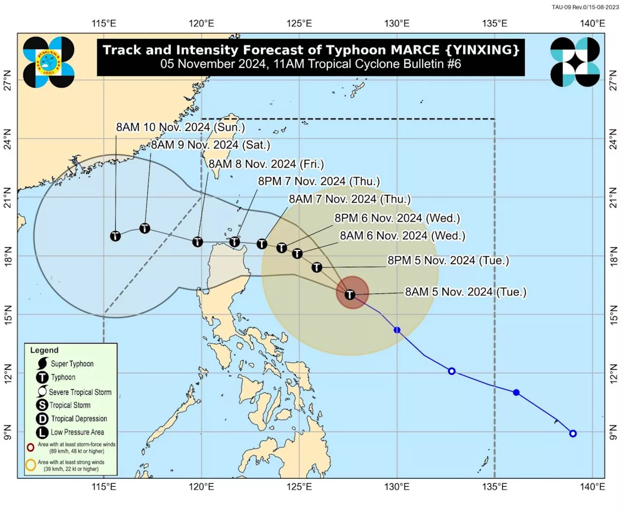 Philippines starts evacuations, puts troops on standby for Typhoon Yinxing