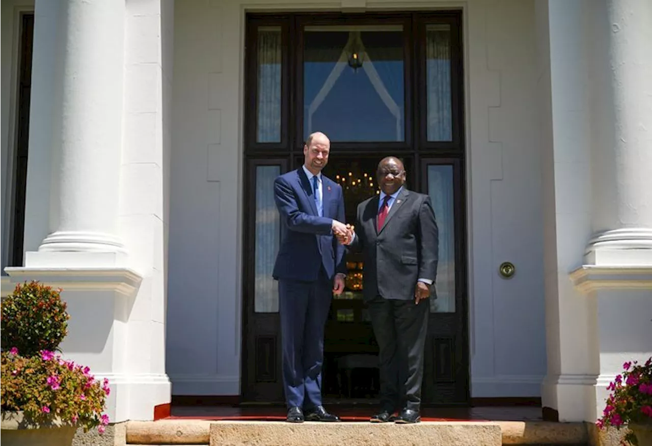 Prince William meets President Ramaphosa on South Africa trip