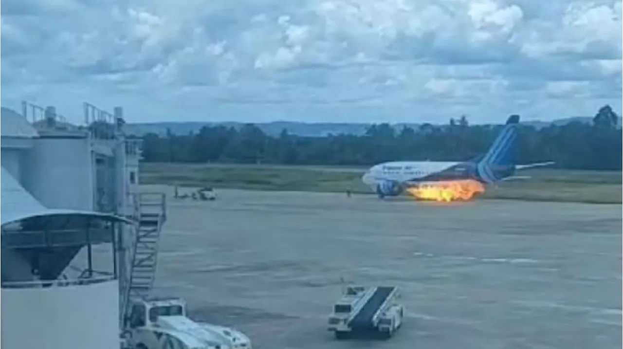 Kemenhub Soal Insiden Pesawat Trigana Air Keluarkan Api di Bandara Sentani: Tak Ada Korban Jiwa