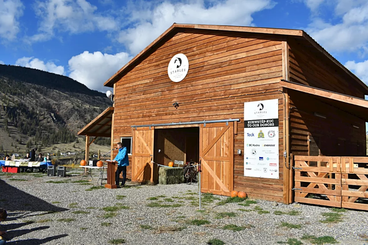 B.C. Interior First Nation community school students learning at new stables