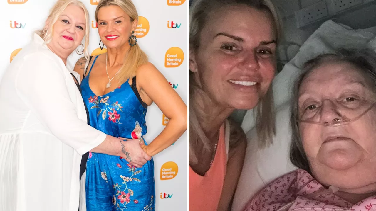 Kerry Katona issues emotional health update on her seriously ill mum saying ‘please pray for us’...