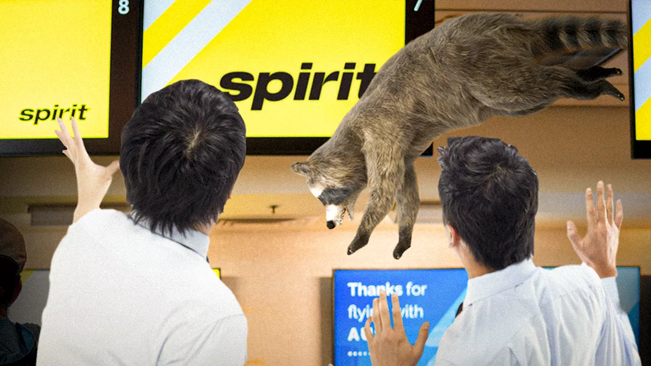 Raccoon Falls Through LaGuardia Airport Ceiling, Causes Total Chaos, on Video