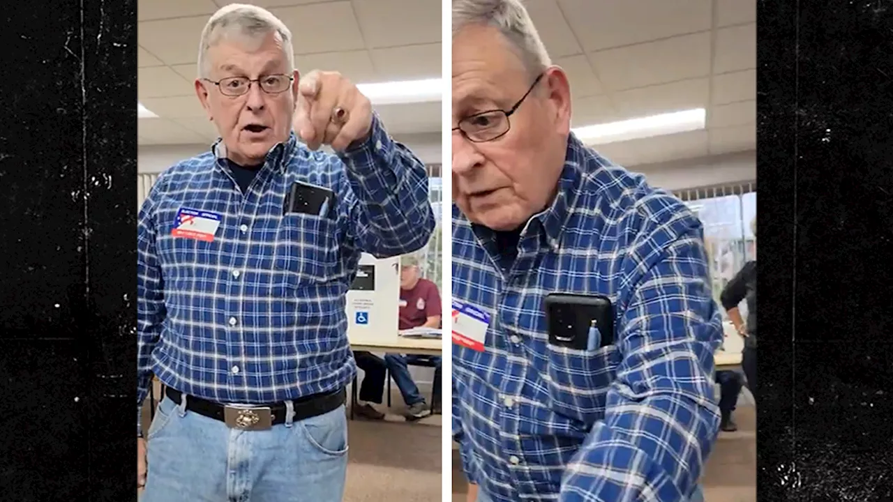 Trump Supporter Beefs With Poll Workers Over MAGA Hat in Michigan, on Video