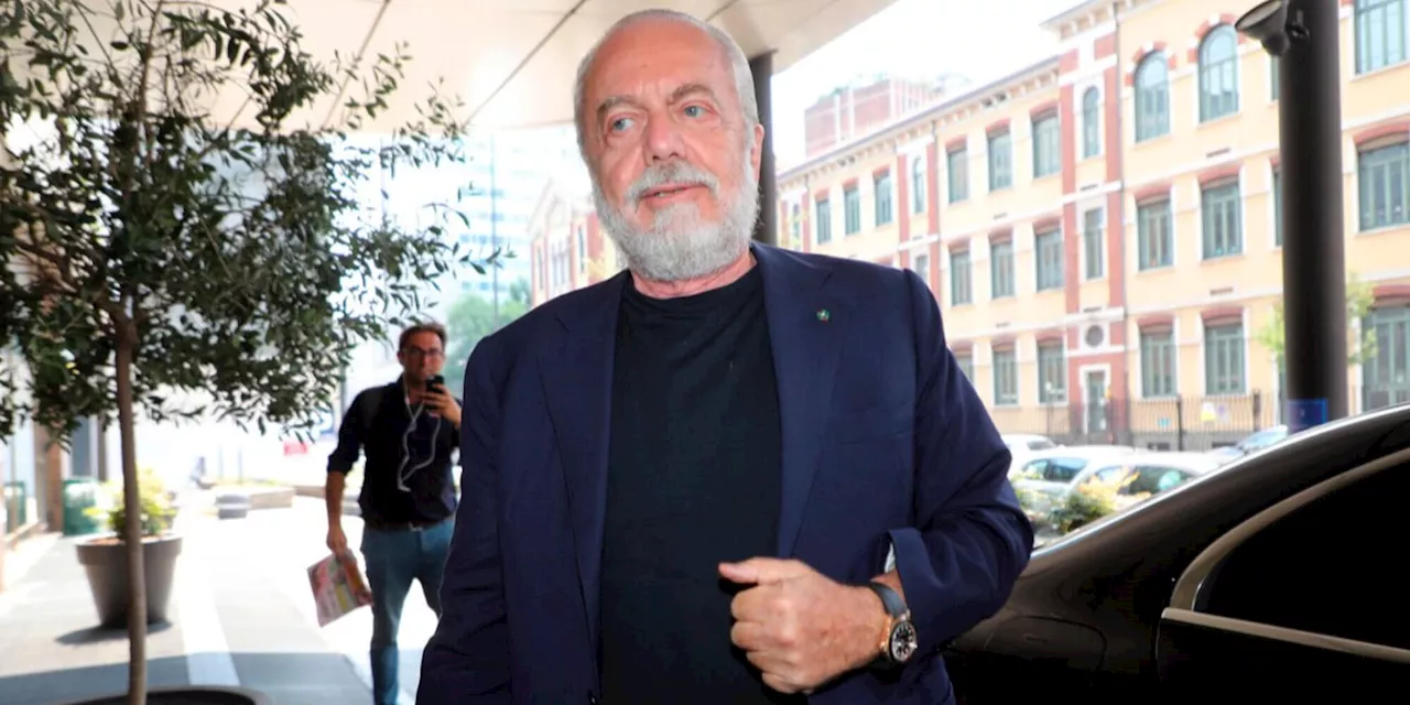 Plusvalenze Napoli: De Laurentiis indagato per falso in bilancio