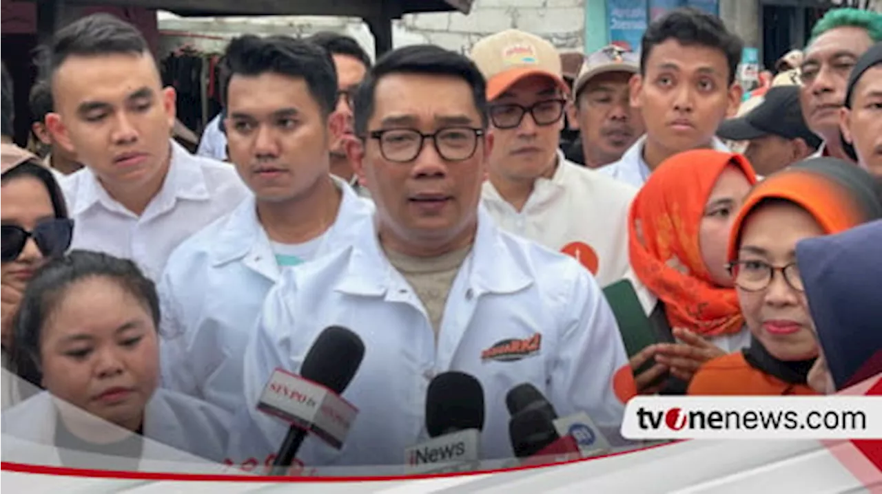 Jika Terpilih Jadi Gubernur Jakarta, Ridwan Kamil Beberkan Jurus Jitu Atasi Banjir saat Musim Hujan