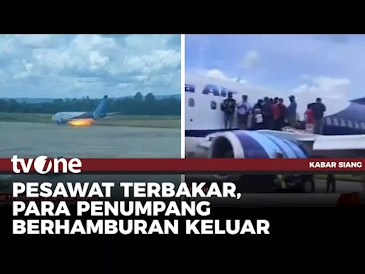 Pesawat Trigana Air Gagal Take Off Akibat Adanya Percikan Api