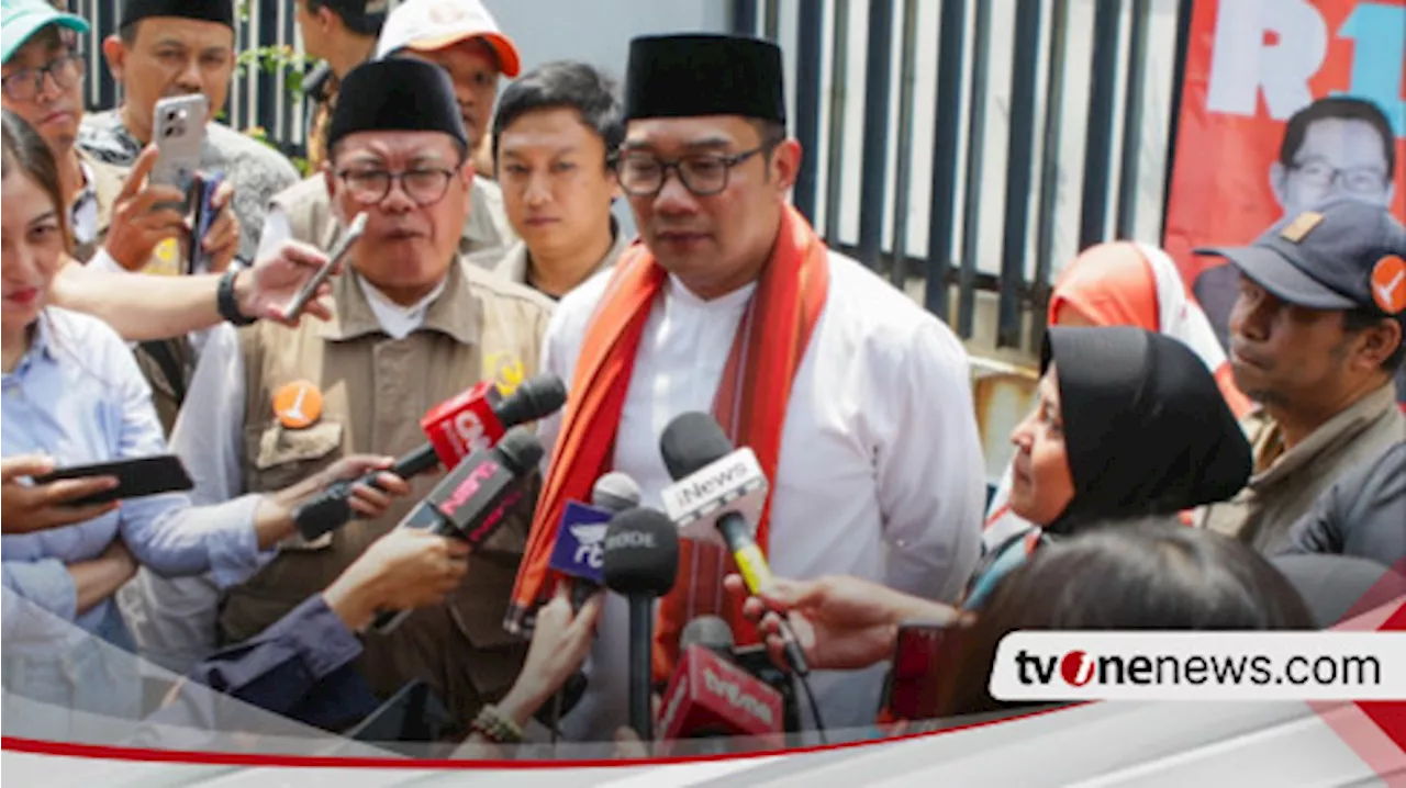 Ridwan Kamil Bantah Mesin Partai di KIM Plus Tak Jalan Bantu Menangkan RIDO di Pilkada Jakarta