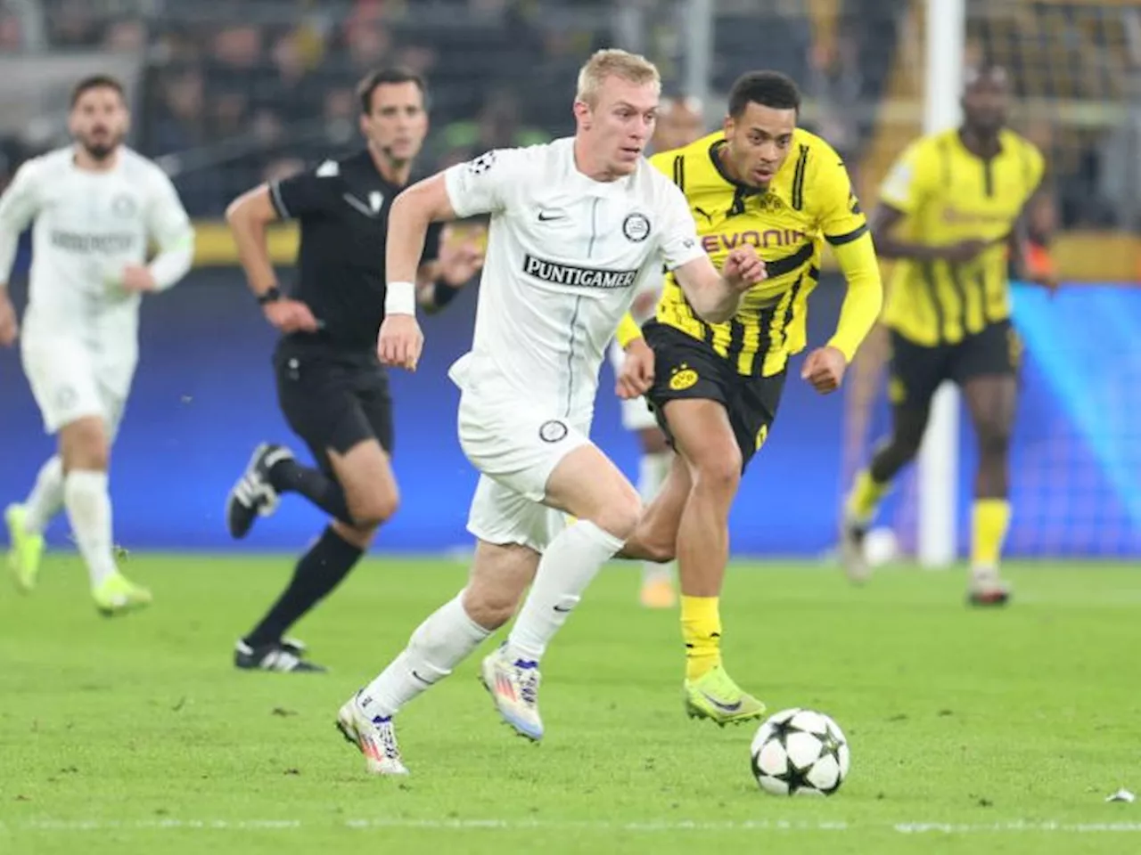 Champions League: Sturm Graz verliert in Dortmund nur knapp