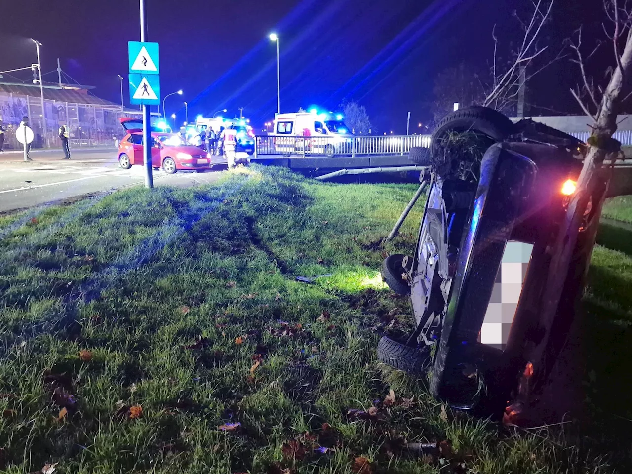 Mit Pkw überschlagen: Schwerer Verkehrsunfall in Hohenems