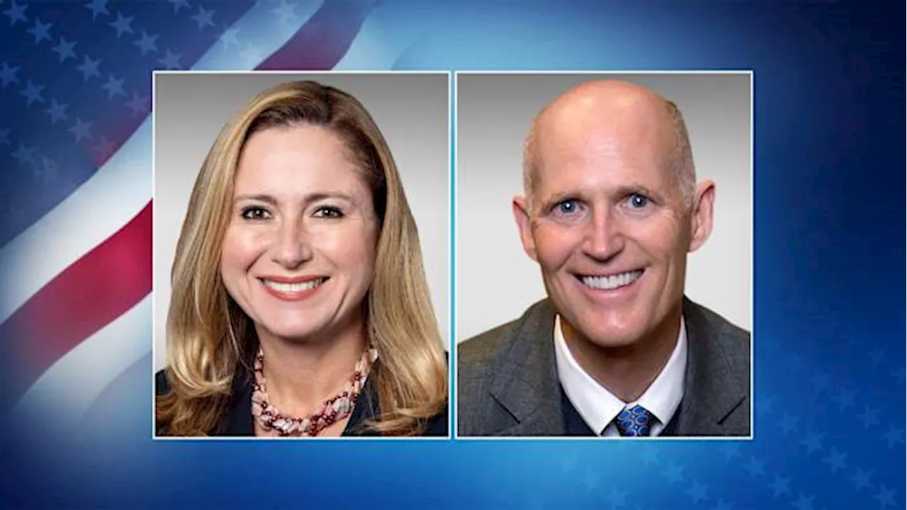 Florida Sen. Scott seeks reelection while challenger Mucarsel-Powell aims for upset victory in Senate race