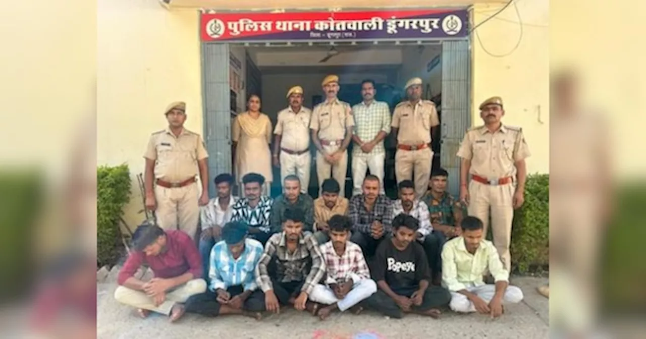 Dungarpur News: एरिया डोमिनेशन अभियान, पुलिस ने 198 अपराधियों को किया गिरफ्तार, 16 हजार 300 लीटर महुआ शराब नष्ट