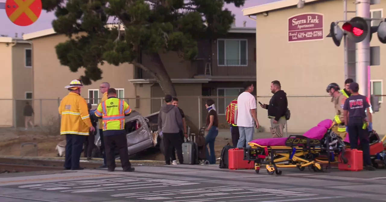 17 injured after truck collides into trolley in Chula Vista