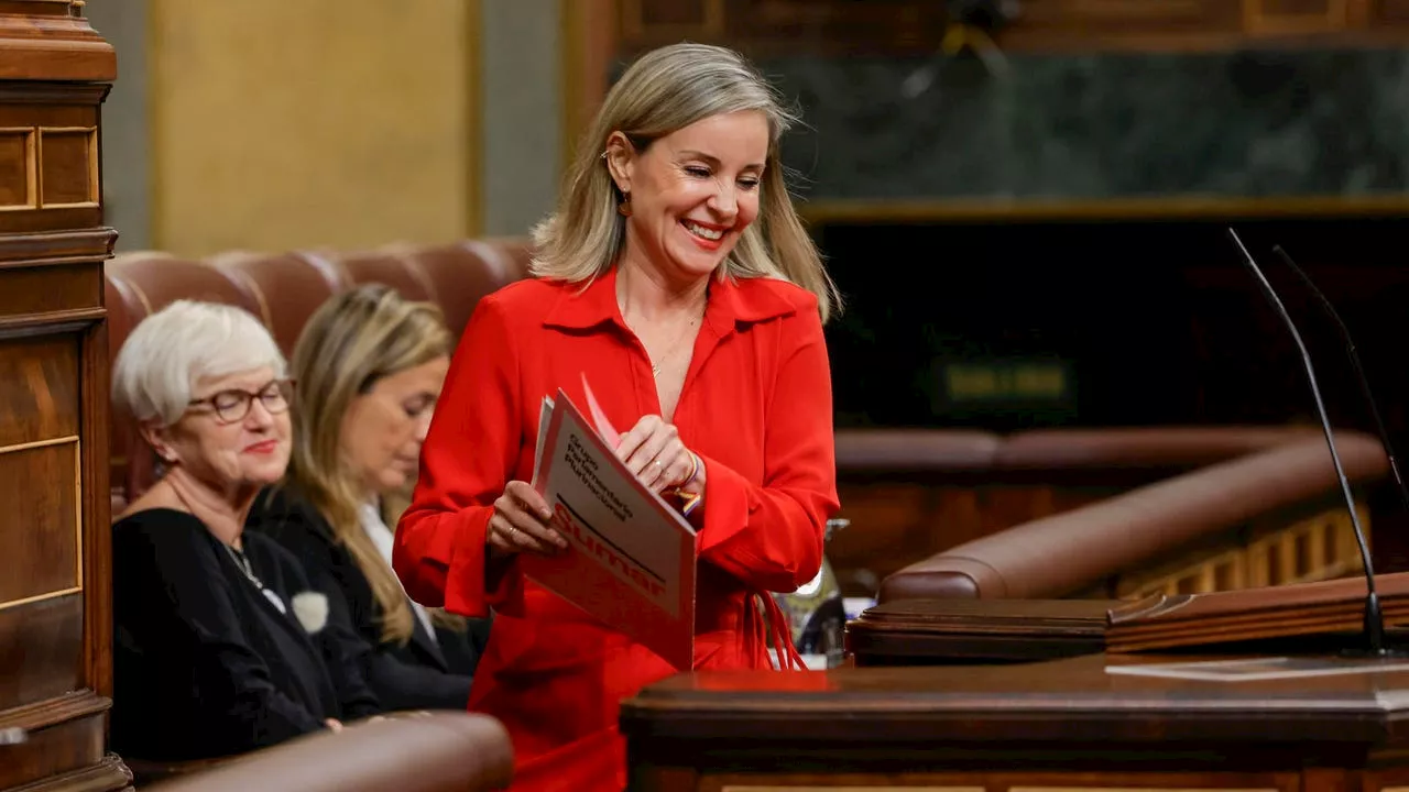 Verónica Martínez, nueva portavoz de Sumar en el Congreso en sustitución de Íñigo Errejón