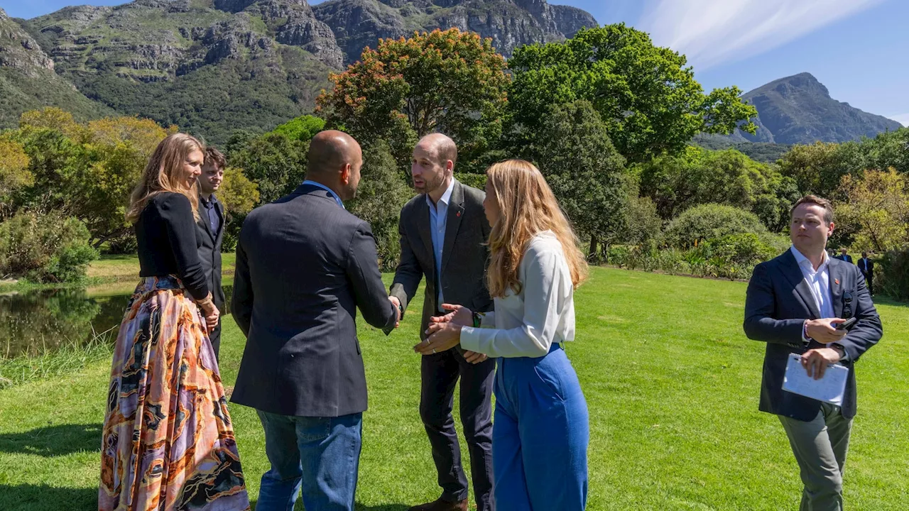 Prince William attends his Earthshot environment awards in South Africa