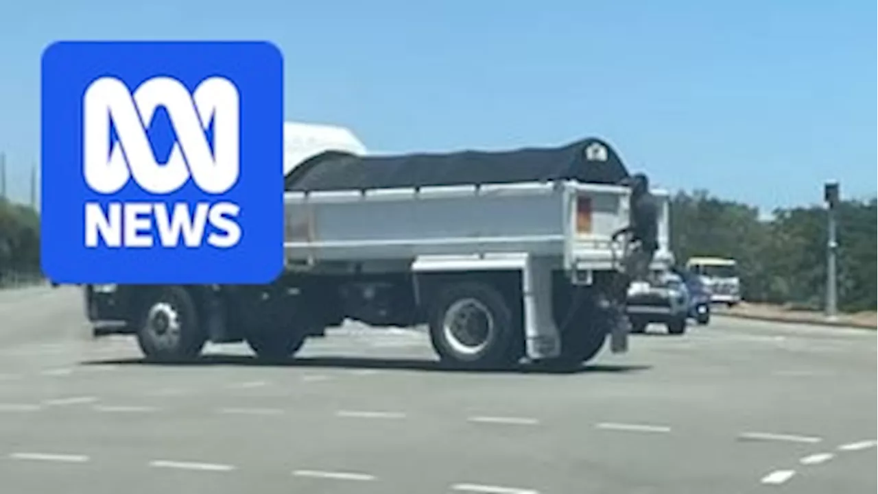 Man filmed clinging to truck during Townsville police chase remanded in custody