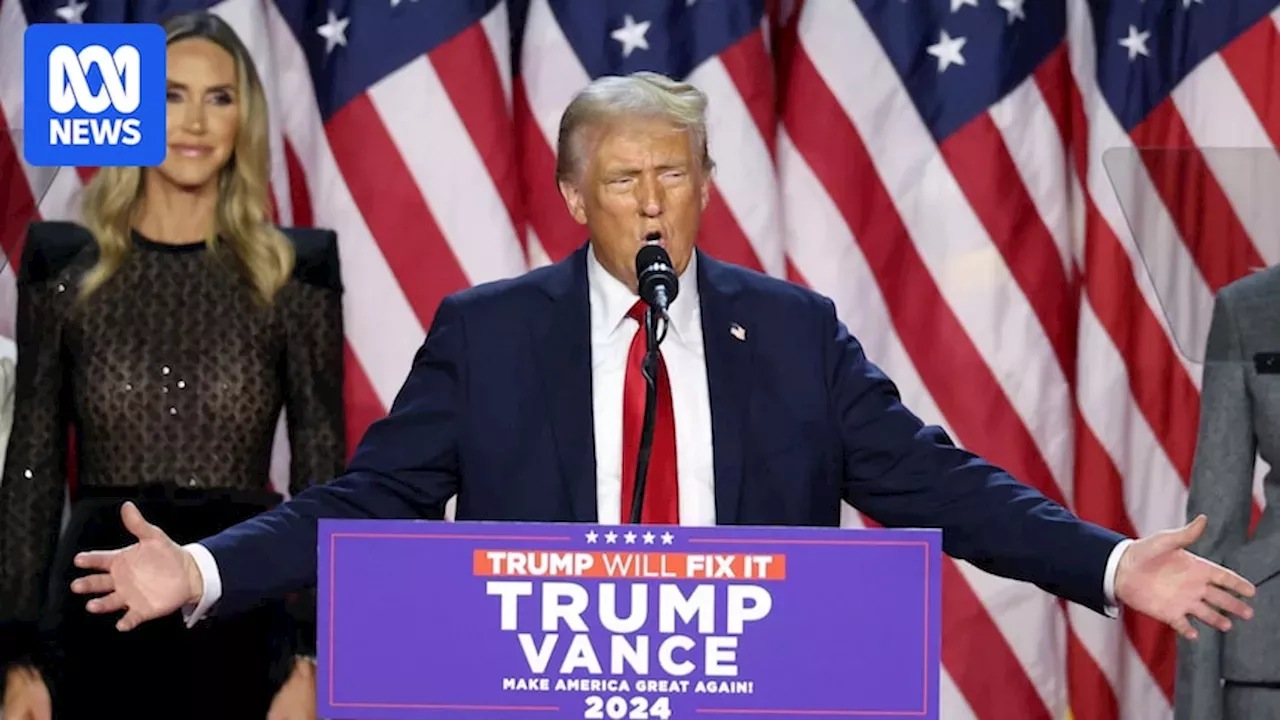 US election 2024 live Trump describes 'magnificent victory' after