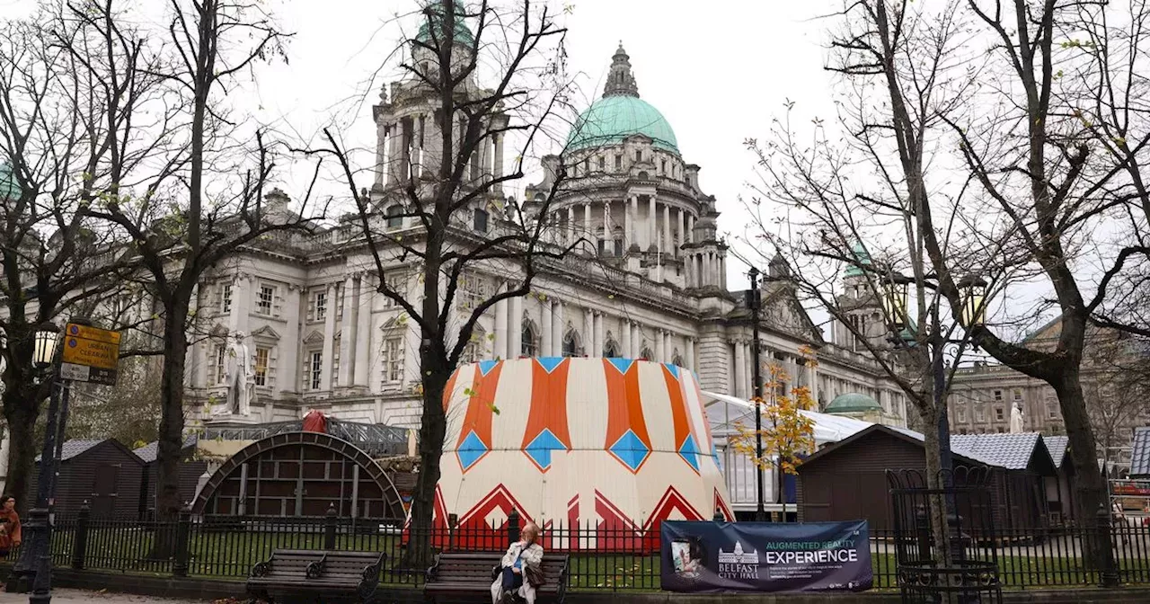 In pictures: Work gets underway for 20th annual Belfast Christmas Market