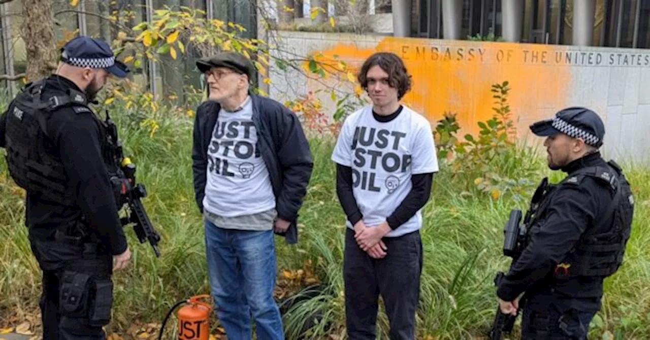 Hard Left Activists Immediately Vandalise U.S. Embassy in London in Response to Trump Win