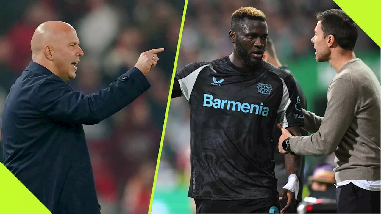 Arne Slot Blames Alonso for Boniface’s Struggles in Leverkusen’s UCL Loss to Liverpool