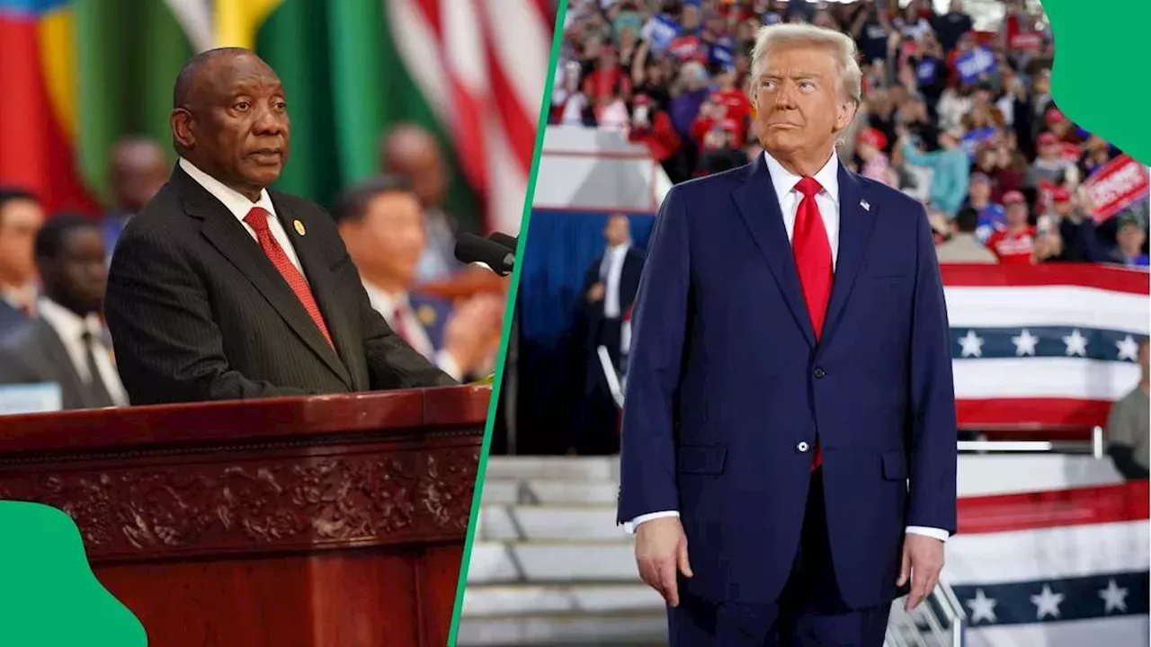 Ramaphosa Toasts Trump on Election Win “Congratulations to the US