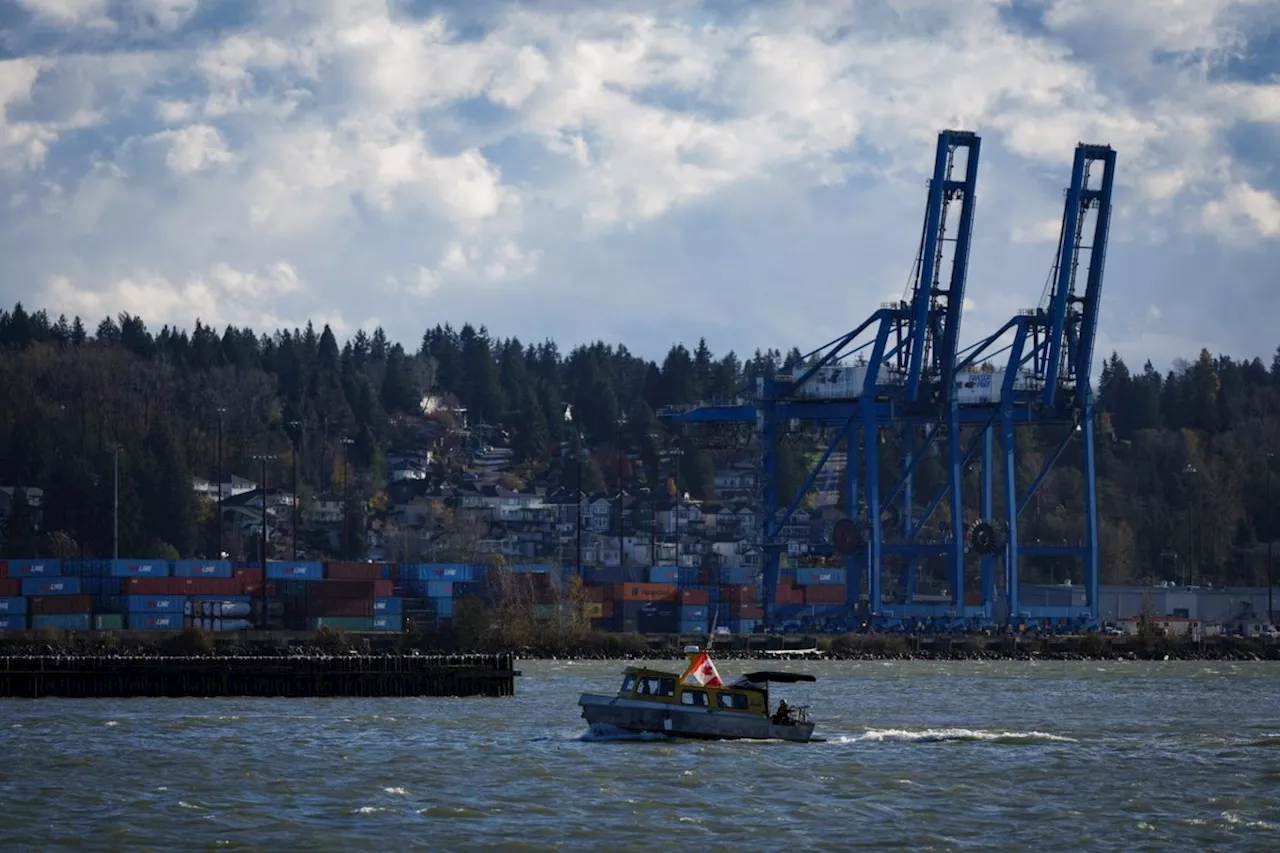 B.C. business groups urge end to port lockout as labour dispute halts shipping