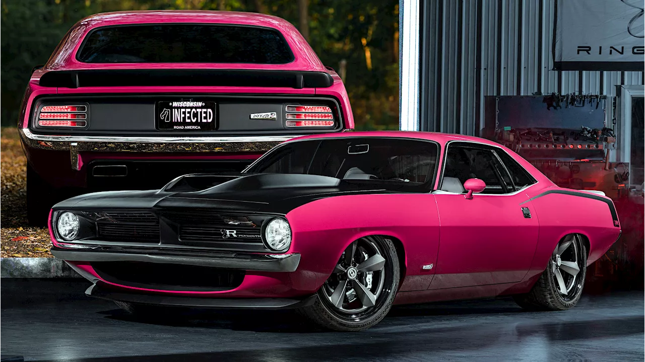 Ringborthers’ Pink ‘Cuda Packs A Hellcrate V8 And A Whole Lot Of Attitude