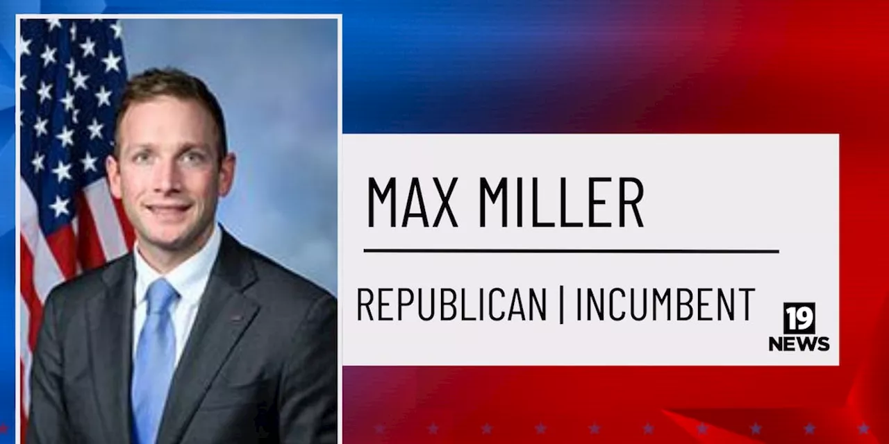 AP Race Call: Republican Max Miller wins reelection to U.S. House in Ohio's 7th Congressional District