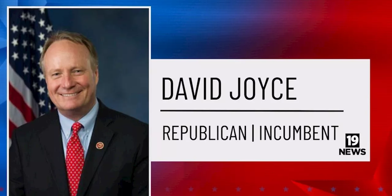 Republican David Joyce wins reelection to U.S. House in Ohio’s 14th Congressional District