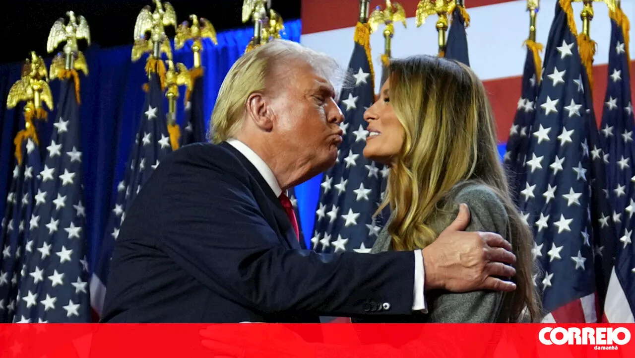 A dança, os beijos, a festa: 10 imagens da noite vitoriosa de Trump