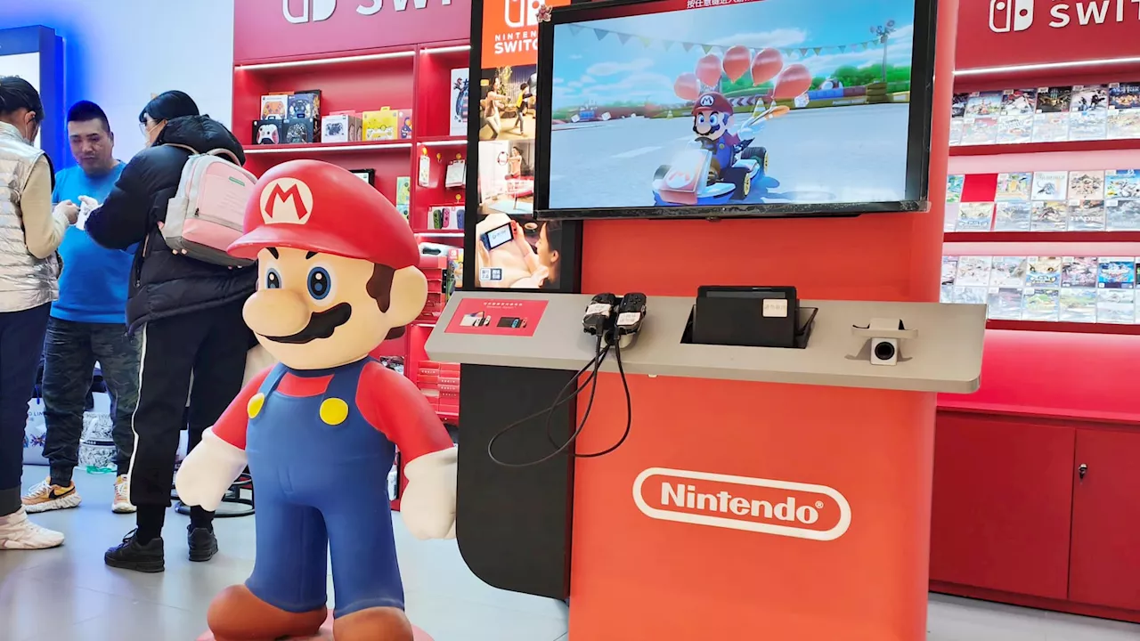 Nintendo jumps 6% as it says current Switch games will be playable on the console's successor