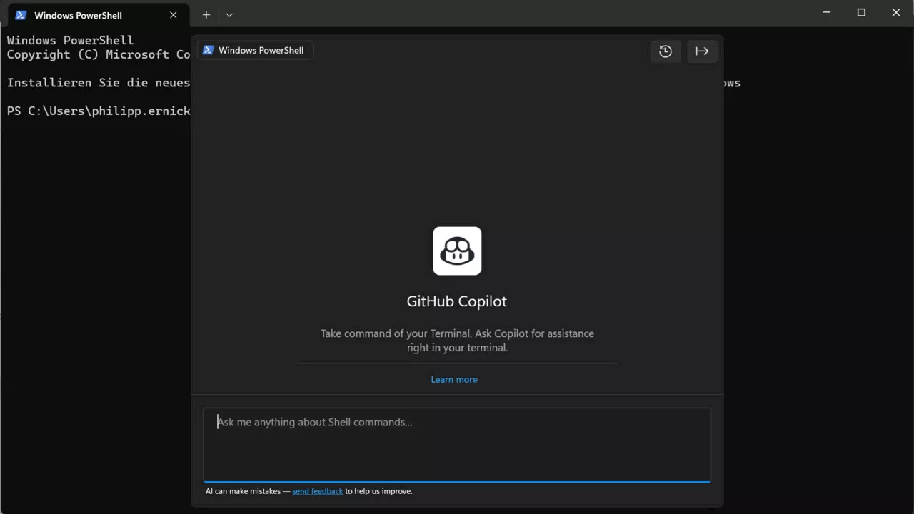 Terminal Chat: Microsoft integriert KI-Chatfunktion in das Windows Terminal