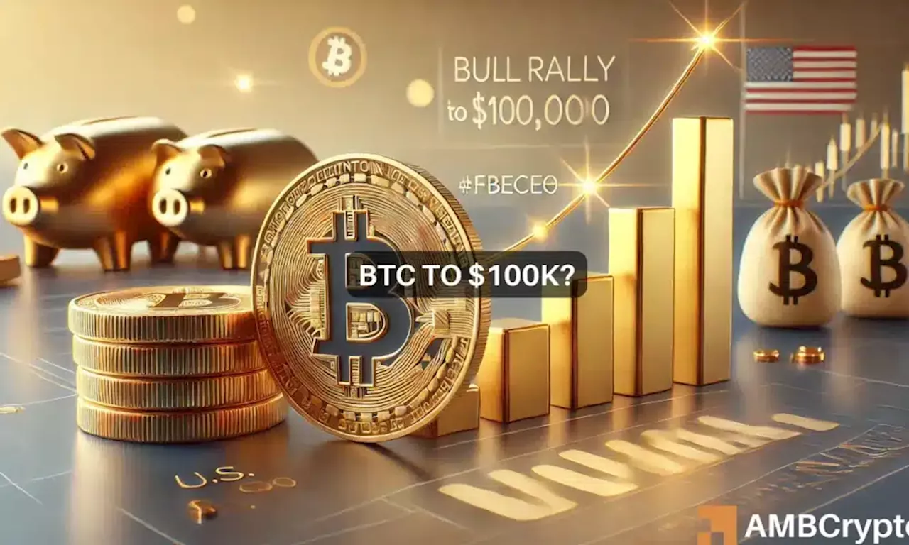 Can Bitcoin mirror gold’s historical rally? Analyst predicts $100K by Q1 2025