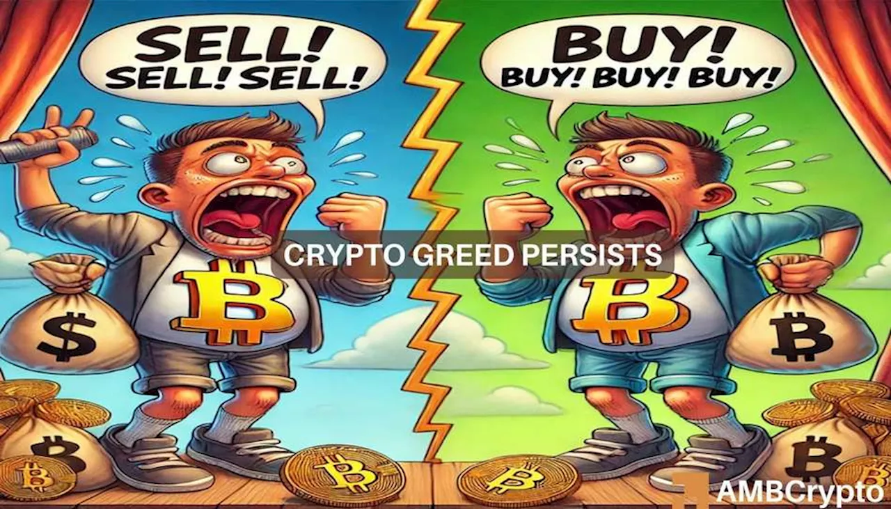 Crypto Fear and Greed Index flashes ‘GREED’ despite election jitters