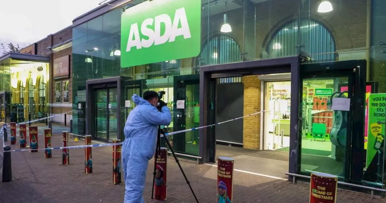 Asda security guard stabbed in store with knifeman on the run