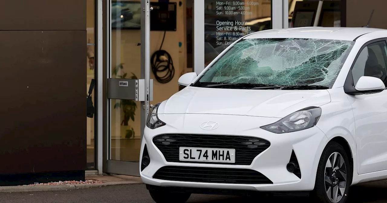 Hyundai cars damaged as Edinburgh dealership targeted in Bonfire Night disorder