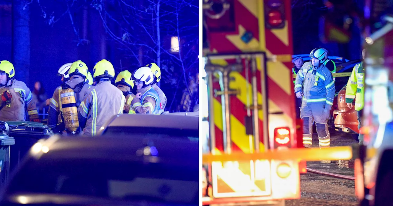 'Number of casualties' as blaze breaks out at Edinburgh flat block