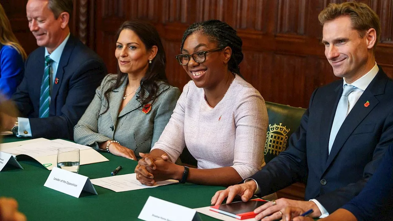 Kemi Badenoch tells her new Tory top team to 'take the fight to Labour'