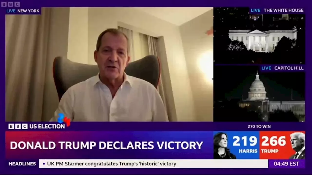 Luvvie breakdown: Devastated Alastair Campbell claims Trump's campaign was 'full of lies, racism and...