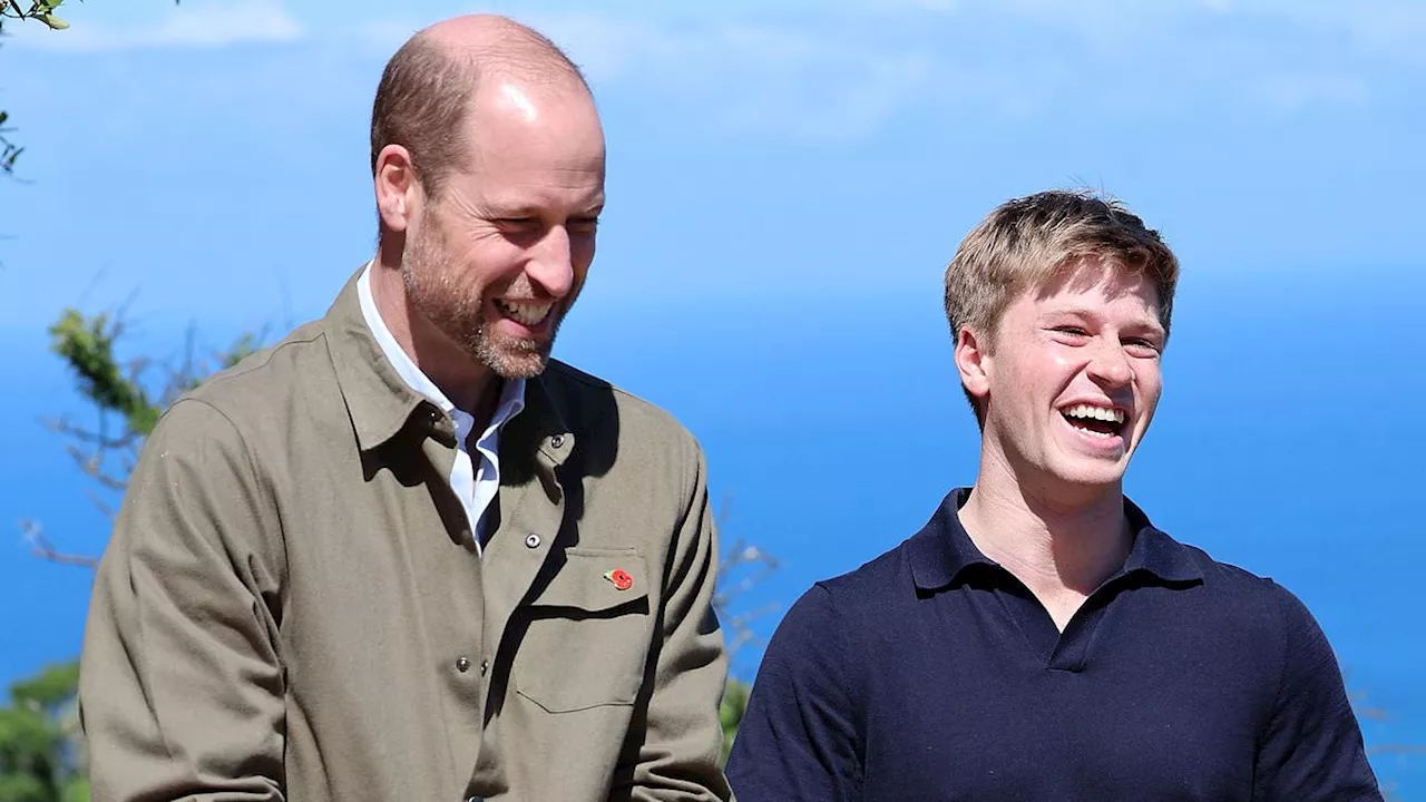 Prince William reveals his 'fantastic' favourite African animal during walkabout with Steve Irwin's...