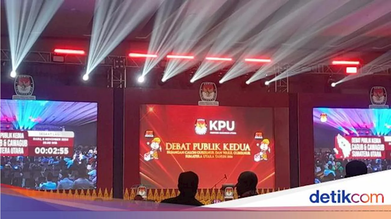 Debat Kedua Pilgub Sumut 2024 Dimulai