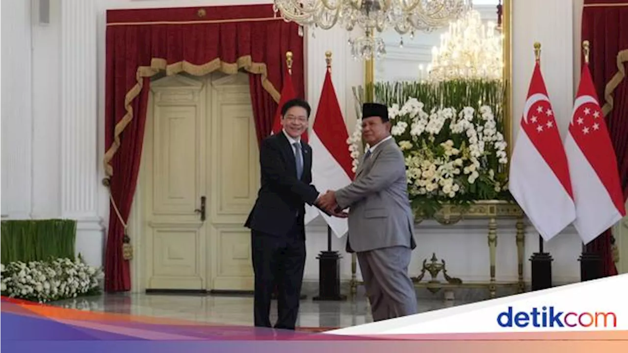 Terima PM Singapura, Prabowo Bahas Kelanjutan Ekspor Listrik