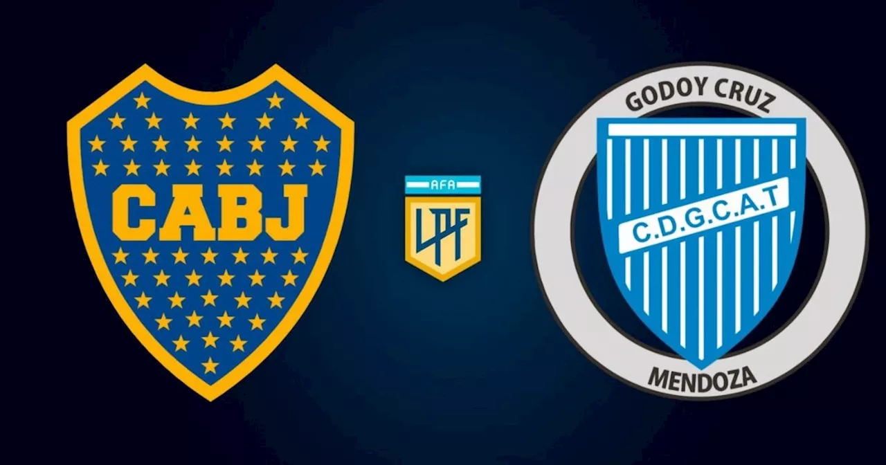 Boca vs. Godoy Cruz, por la Liga Profesional: hora, cómo ver y probables formaciones