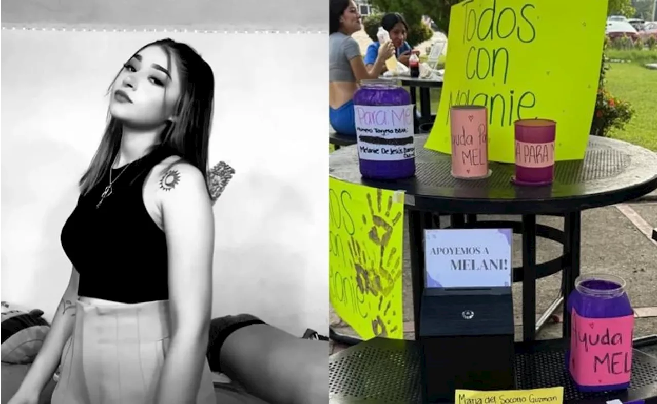 Realizan colecta para pagar cirugía de Melanie; joven fue golpeada por novio en Tamaulipas